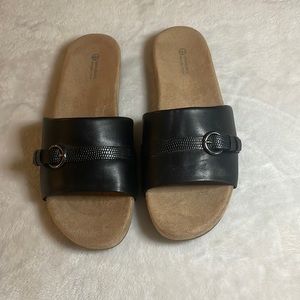 Giani Bernini Black Slippers Size 7.5